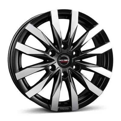 Felgi BORBET cw6 6x130 6.5x16 et62 black polished matt