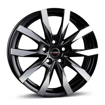 Felgi BORBET cw5 5x160 6.5x16 et60 black polished matt