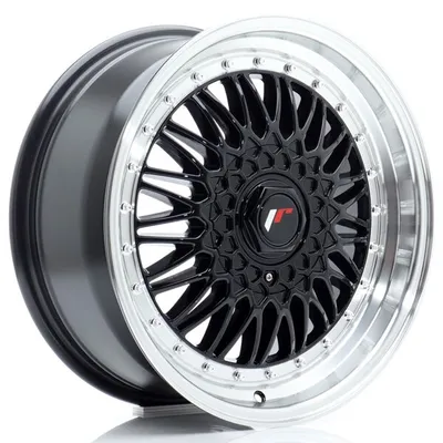 Felgi JAPAN RACING jr9 17x7.5 et35 5x112/120 gloss black w/machined lip