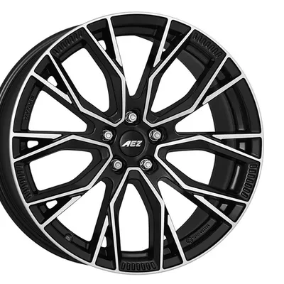 Felgi AEZ toronto dark 5x112 8x19 et27 black polished