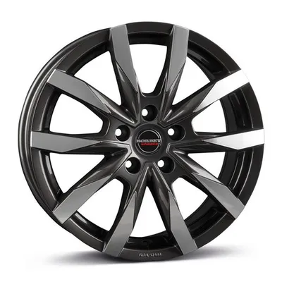 Felgi BORBET cw5 5x108 7.5x18 et45 mistral anthracite glossy polished