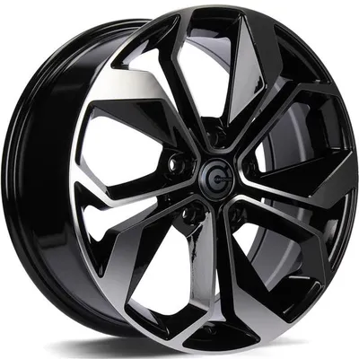 Felgi CARBONADO raptor 5x114.3 7x17 et45 black front polished