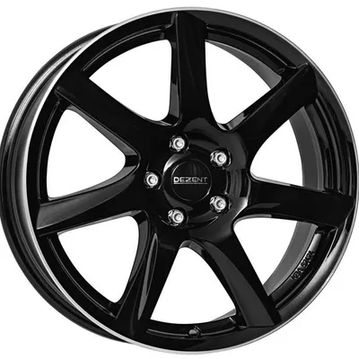 Felgi DEZENT tw dark 5x112 7x17 et40 black polished lip