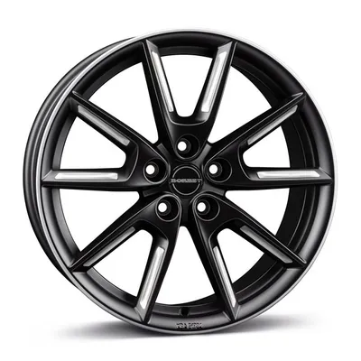 Felgi BORBET lx 5x114.3 8x19 et45 black matt silver spoke rim