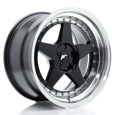 Felgi JAPAN RACING jr6 18x10.5 et0-25 5h blank gloss black w/machined lip
