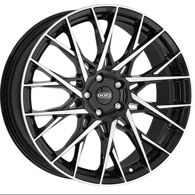 Felgi DOTZ fuji dark 5x112 8x19 et44 black polished