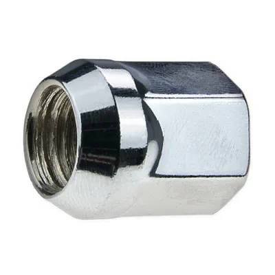 Nakrętki do felg aluminiowych, kół - 1/2" 20 unf / chrom - (otwarta z kołnierzem) - CARBONADO
