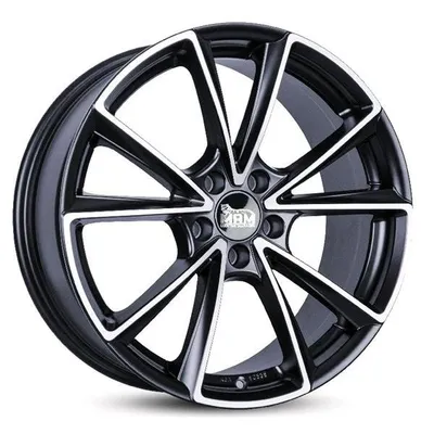 Felgi MAM a5 5x112 8x18 et35 matt black front polish