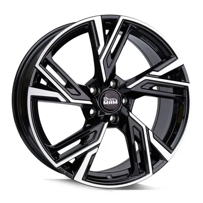 Felgi MAM rs5 5x112 7.5x17 et30 black front polish