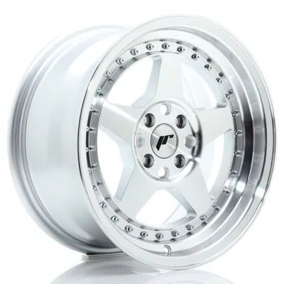 Felgi JAPAN RACING jr6 16x8 et30 4x100 silver machined face