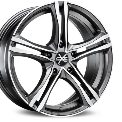 Felgi OZ x5b 5x114.3 8x18 et45 matt graphite diamond cut