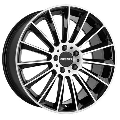 Felgi CARMANI 17 fritz 5x112 9.5x20 et36 black polish