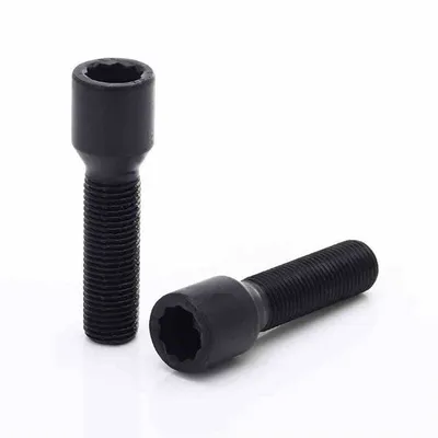 Zestaw 10 szt. śrub black torx 38mm 14x1,25 + klucz