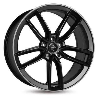 Felgi KESKIN kt21 8x18 5x112 et45 matt black lip polish