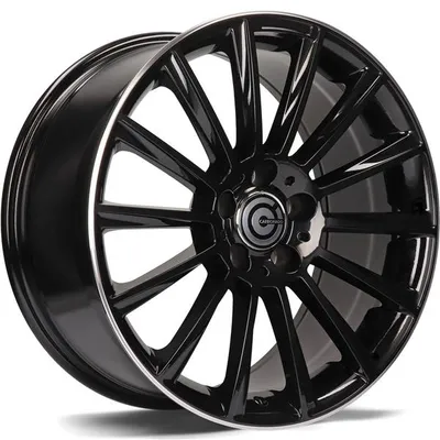 Felgi CARBONADO performance 5x112 8.5x18 et35 black glossy lip polished