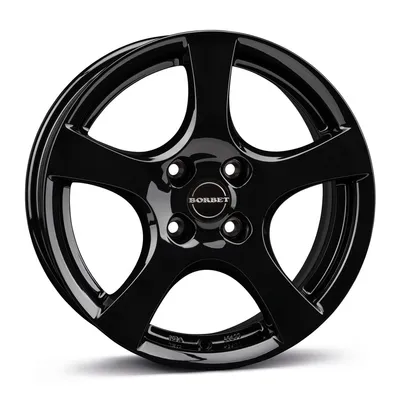 Felgi BORBET f 4x100 6x15 et35 black glossy