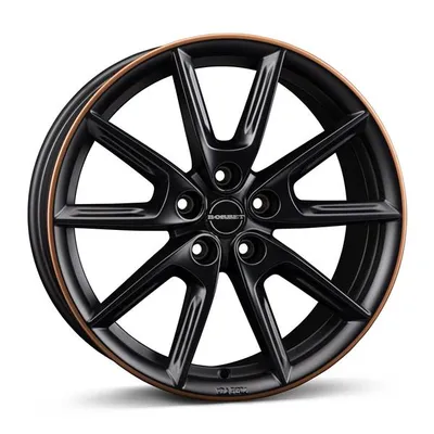 Felgi BORBET lx18 5x112 8x18 et40 black matt rim copper