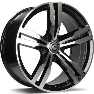 Felgi CARBONADO bastion 5x112 8.5x19 et25 black front polished