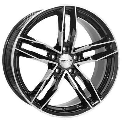 Felgi monaco rr8m 5x100 7.5x17 et35 gloss black polished
