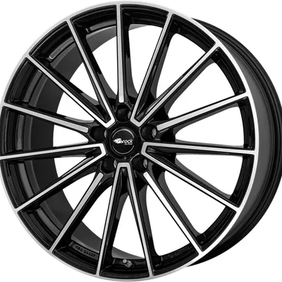 Felgi BROCK b43 5x114.3 7.5x20 et40 glossy black polished