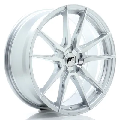 Felgi JAPAN RACING jr21 19x8 et20-40 5h blank silver machined face