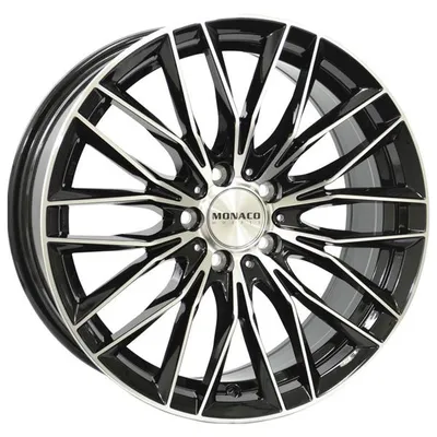 Felgi monaco gp2 5x112 8x18 et35 gloss black polished