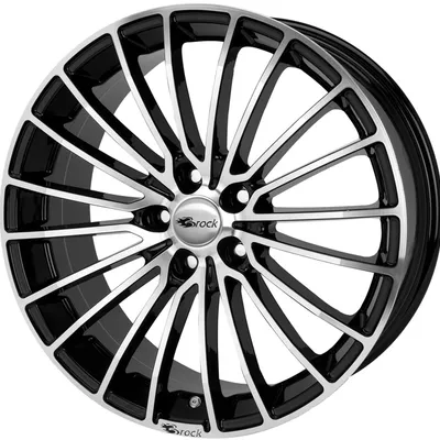 Felgi BROCK b24 5x114.3 7.5x17 et48 glossy black polished