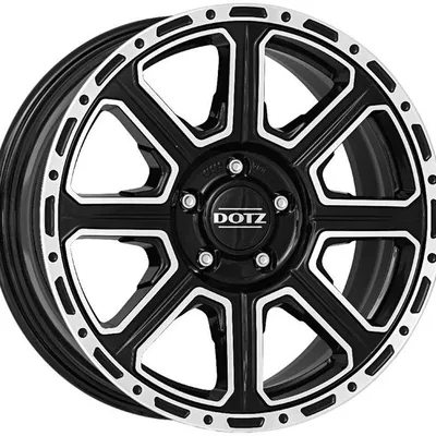 Felgi DOTZ 4x4 kalahari dark 5x120 8x18 et42 black polished