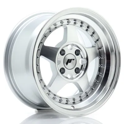 Felgi JAPAN RACING jr6 15x8 et5 4x100 silver machined face