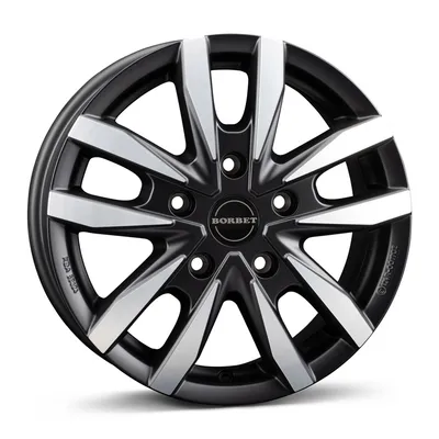 Felgi BORBET cw5 5x160 6.5x16 et60 black polished matt