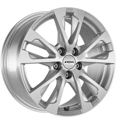 Felgi RONAL r61 5x112 7.5x17 et52 crystal silver matt