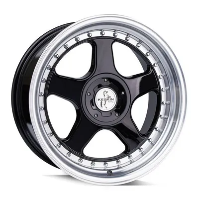 Felgi KESKIN kt1 5x100/112 10x18 et25 black lip polish