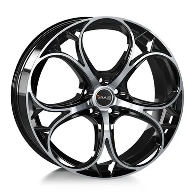 Felgi avus ac-520 5x110 8.5x20 et31 black polished