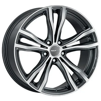 Felgi MAK x-mode 5x112 10x21 et50 gun met-mirror face