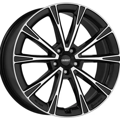 Felgi DEZENT ar dark 5x114.3 7.5x18 et49.5 black polished