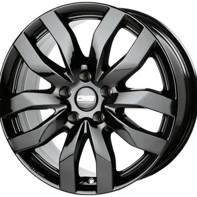 Felgi CMS c22 5x114.3 6.5x16 et50 black gloss