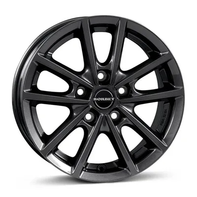Felgi BORBET w 5x112 6x15 et43 mistral anthracite glossy