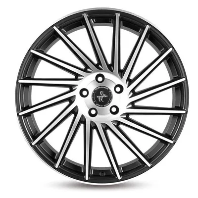 Felgi KESKIN kt17 5x112 10x22 et50 matt black front polish