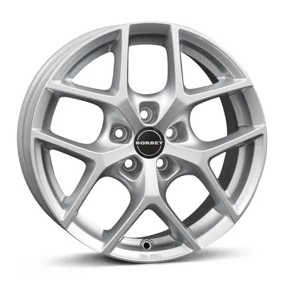 Felgi BORBET y 5x100 6.5x16 et43 crystal silver