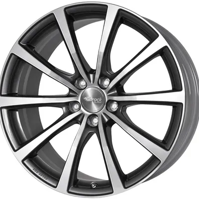 Felgi BROCK b32 5x112 7.5x19 et53.5 himalaya grey polished