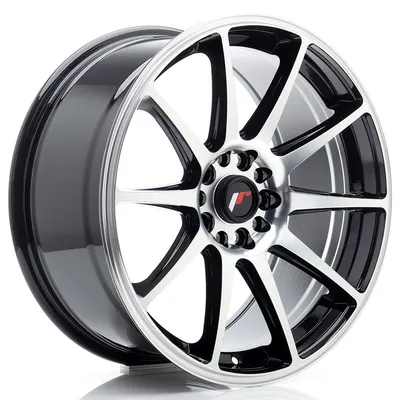 Felgi JAPAN RACING jr11 18x8.5 et40 5x112/114 black machined