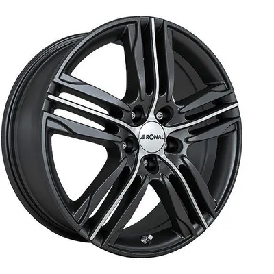 Felgi RONAL r57 5x110 7.5x19 et38 matt black front diamond cut