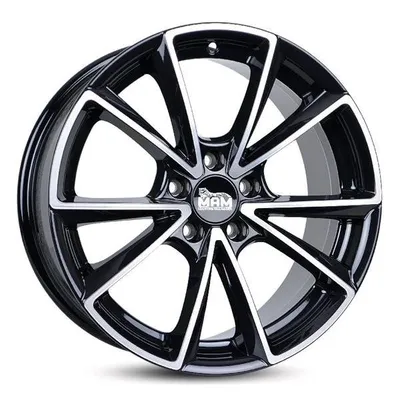 Felgi MAM a5 5x112 8x18 et35 black front polish
