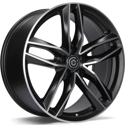 Felgi CARBONADO style 5x112 7.5x17 et35 matt black front polished