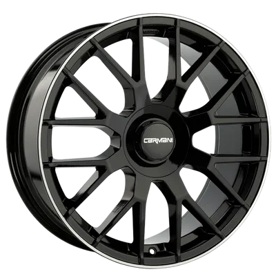 Felgi CARMANI 19 hugo 5x112 9x19 et44 black lip polish