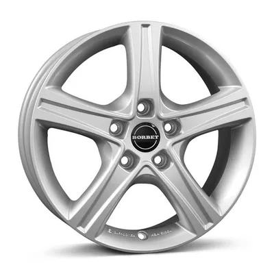 Felgi BORBET cwd 5x120 7x17 et55 crystal silver