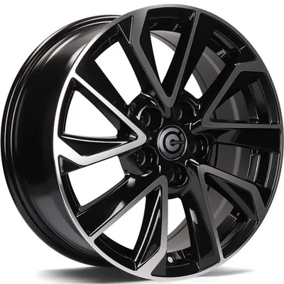 Felgi CARBONADO dynasty 5x114.3 7x17 et40 black front polished