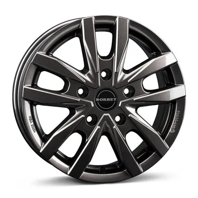 Felgi BORBET cw5 5x120 6.5x16 et60 mistral anthracite glossy