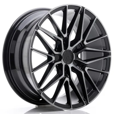 Jr wheels jr38 18x8 et42 5x112 black brushed w/tinted face