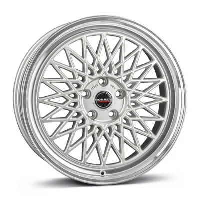 Felgi BORBET b 5x112 8x17 et45 silver rim polished